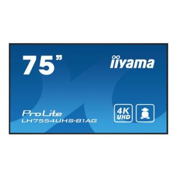 Дисплей iiyama ProLite LH7554UHS-B1AG 75  Class (74.5"  viewable) LED-backlit LCD display - 4K - for digital signage"