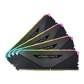 Памет за настолен компютър CORSAIR Vengeance RGB RT - DDR4 - kit - 64 GB: 4 x 16 GB - DIMM 288-pin - 3200 MHz / PC4-25600 - unbuffered