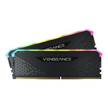 Памет за настолен компютър CORSAIR Vengeance RGB RS - DDR4 - kit - 64 GB: 2 x 32 GB - DIMM 288-pin - 3600 MHz / PC4-28800 - unbuffered