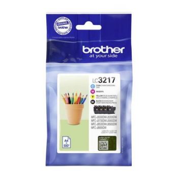 Консуматив за принтер Brother LC3217 Value Pack - 4-pack - black, yellow, cyan, magenta - original - ink cartridge