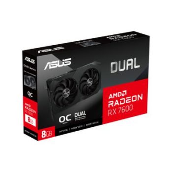 Видео карта ASUS Graphics Card DUAL-RX7600-O8G-V2 - 8 GB GDDR6 OC