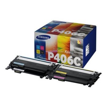 Консуматив за принтер Samsung CLT-P406C - 4-pack - black, yellow, cyan, magenta - original - toner cartridge (SU375A)