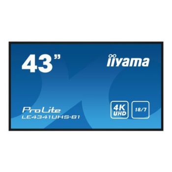 Дисплей iiyama ProLite LE4341UHS-B1 43 Class (42.5 viewable) LED-backlit LCD display - 4K - for digital signage