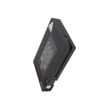 Твърд диск външен Apricorn Aegis Padlock Fortress A25-3PL256-2000F - hard drive - 2 TB - USB 3.0