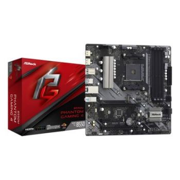 Дънна платка ASRock B550M Phantom Gaming 4 - motherboard - micro ATX - Socket AM4 - AMD B550