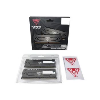 Памет за настолен компютър Patriot Extreme Performance Viper Steel - DDR4 - 16 GB: 2 x 8 GB - DIMM 288-pin - unbuffered