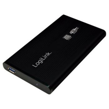 Кутия за твърд диск LogiLink Enclosure 2,5 Inch S-SATA HDD USB 3.0 Alu - storage enclosure - SATA 3Gb/s - USB 3.0