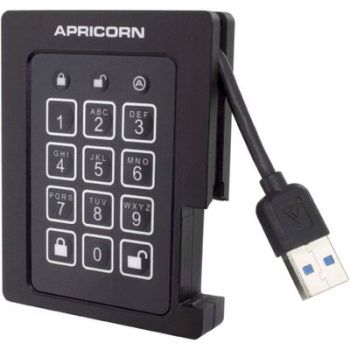 Твърд диск външен Apricorn Aegis Padlock SSD - solid state drive - 4 TB - USB 3.2 Gen 1 - TAA Compliant