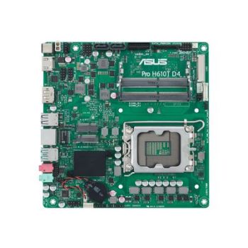 Дънна платка ASUS Pro H610T D4-CSM, Thin mini ITX - LGA1700 Socket - H610