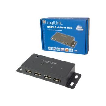 USB хъб LogiLink - hub - 4 ports