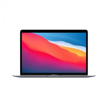 Лаптоп APPLE MACBOOK AIR, Apple 1st Generation Apple M, 16 GB, 256 GB SSD Apple GPU, macOS Big Sur, Space Grey
