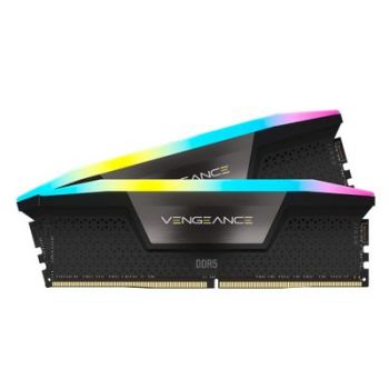 Памет за настолен компютър CORSAIR RAM Vengeance RGB - 64 GB (2 x 32 GB Kit) - DDR5-6000 DIMM CL30