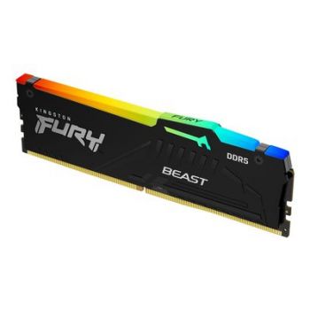 Памет за настолен компютър Kingston FURY Beast RGB - DDR5 - module - 32 GB - DIMM 288-pin - 5600 MHz / PC5-44800 - unbuffered