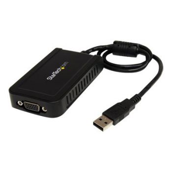 Адаптер USB to VGA Adapter - 1920x1200 - External Video & Graphics Card - Dual Monitor Display Adapter - Supports Windows (USB2VGAE3) - external video adapter