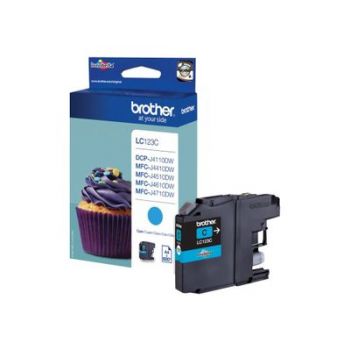 Консуматив за принтер Brother LC123C - High Yield - cyan - original - ink cartridge