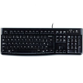 Клавиатура Logitech K120 for Business, US-layout, черна, USB