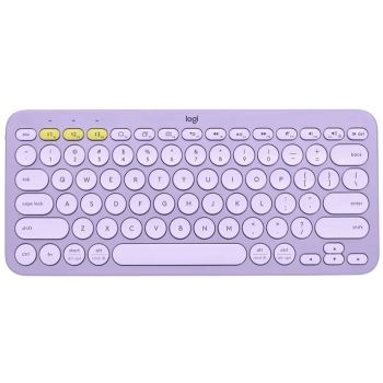 Клавиатура Logitech K380 MULTI-DEVICE - LAVENDER LEMONADE - US