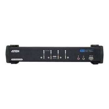 Мрежов комутатор ATEN CubiQ CS1784A - KVM / audio / USB switch - 4 ports