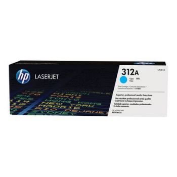 Консуматив за принтер HP 312A - cyan - original - LaserJet - toner cartridge (CF381A)
