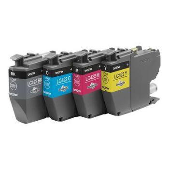 Консуматив за принтер Brother LC422 Value Pack - 4-pack - black, yellow, cyan, magenta - original - ink cartridge