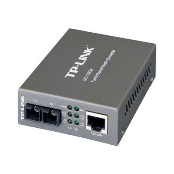 Мрежово устройство TP-Link MC100CM - fiber media converter - 10Mb LAN, 100Mb LAN