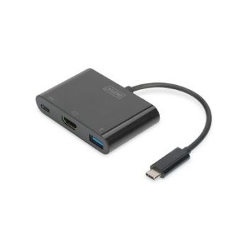 Адаптер DIGITUS MultiPort - external video adapter - black