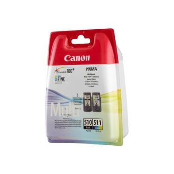 Консуматив за принтер Canon PG-510 / CL-511 Multi pack - 2-pack - black, color (cyan, magenta, yellow) - original - ink cartridge