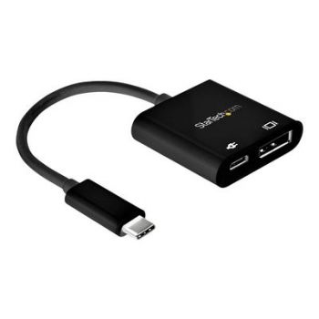 Адаптер USB C to DisplayPort Adapter with 60W Power Delivery Pass-Through - 8K/4K USB Type-C to DP 1.4 Video Converter w/ Charging - USB / DisplayPort adapter