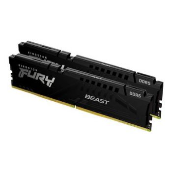 Памет за настолен компютър Kingston FURY Beast - DDR5 - kit - 16 GB: 2 x 8 GB - DIMM 288-pin - 6000 MHz / PC5-48000 - unbuffered