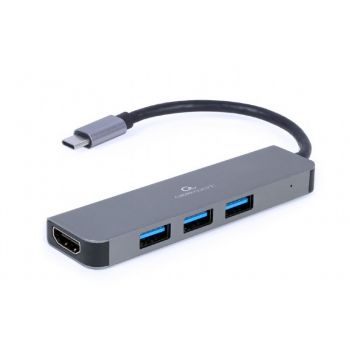 USB хъб Gembird USB Type-C 2-in-1 multi-port adapter (Hub + HDMI)