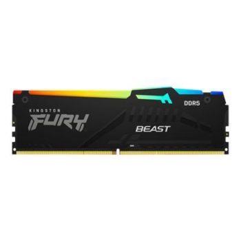 Памет за настолен компютър Kingston FURY Beast RGB - DDR5 - kit - 32 GB: 2 x 16 GB - DIMM 288-pin - 5600 MHz / PC5-44800 - unbuffered