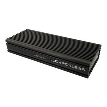 Кутия за твърд диск LC Power LC-M2-C-NVME-2X2 - storage enclosure - M.2 NVMe Card - USB 3.2 (Gen 2x2)