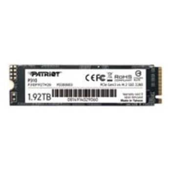 Твърд диск Patriot P310 - solid state drive - 1.92 TB - PCI Express 3.0 x4 (NVMe)