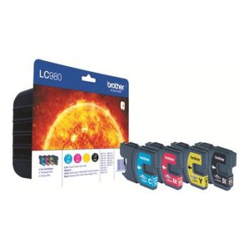 Консуматив за принтер Brother LC980VALBPDR - 4-pack - black, yellow, cyan, magenta - original - ink cartridge