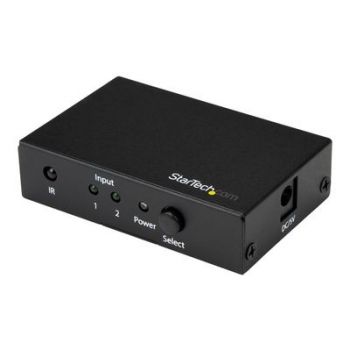 Адаптер 2 Port HDMI Switch - 4K 60Hz - Supports HDCP - IR - HDMI Selector - HDMI Multiport Video Switcher - HDMI Switcher (VS221HD20) - video/audio switch - 2
