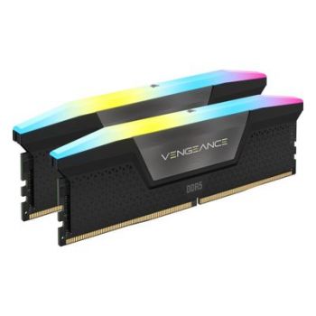 Памет за настолен компютър CORSAIR Vengeance RGB - DDR5 - kit - 32 GB: 2 x 16 GB - DIMM 288-pin - 5200 MHz / PC5-41600
