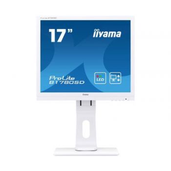 Монитор Iiyama Prolite B1780SD-W1, 17" TN panel, 1280x1024, DVI, VGA, White