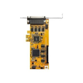 Адаптер 8-Port PCI Express RS232 Serial Adapter Card, PCIe RS232 Serial Card, 16C1050 UART, Low Profile Serial DB9 Controller/Expansion Card, 15kV ESD