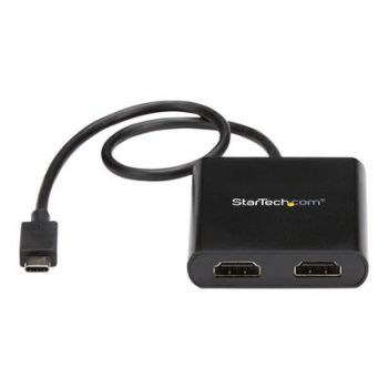Адаптер 2-Port Multi Monitor Adapter - USB-C to HDMI Video Splitter - USB Type-C to DP MST Hub - Thunderbolt 3 Compatible - Windows - external video adapter -