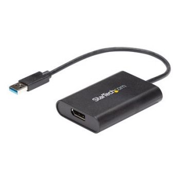 Адаптер USB 3.0 to DisplayPort Adapter - 4K 30Hz - External Video & Graphics Card - Dual Monitor Display Adapter - Supports Windows (USB32DPES2) - DisplayPort