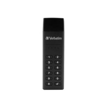USB Флаш памет Verbatim USB-Stick Keypad Secure - USB 3.2 Gen 1 (3.1 Gen 1) - 64 GB - Black