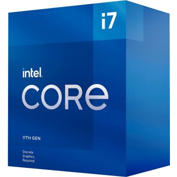 Процесор Intel Core i7-11700F, осемядрен (2.5/4.9 GHz, 16MB, LGA1200) Box, с охлаждане