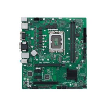 Дънна платка ASUS PRO H610M-C D4-CSM - motherboard - micro ATX - LGA1700 Socket - H610