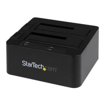 Аксесоар Dual-Bay USB 3.0 eSATA to SATA Hard Drive Docking Station, USB Hard Drive Dock, External 2.53.5 SATA IIIIII, SSDHDD Docking Station, Hot-Swap Hard