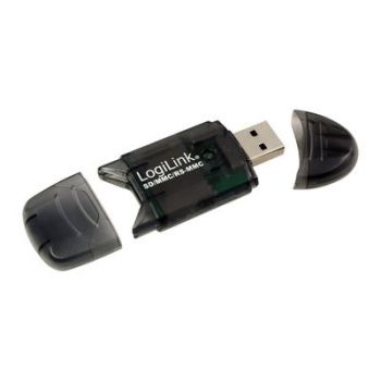 Четец за флаш карти LogiLink Cardreader USB 2.0 Stick for SD/MMC - card reader - USB 2.0
