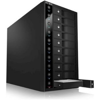 Кутия за твърд диск RaidSonic HDD array ICY BOX IB-3810U3 - 10 x 3.5"  SATA HDD/SSD - USB 3.0