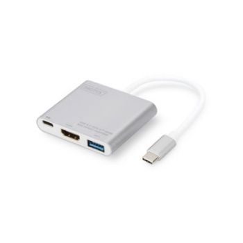 Адаптер DIGITUS USB 3.0 Type-C HDMI Multiport Adaptor - external video adapter - Parade PS176