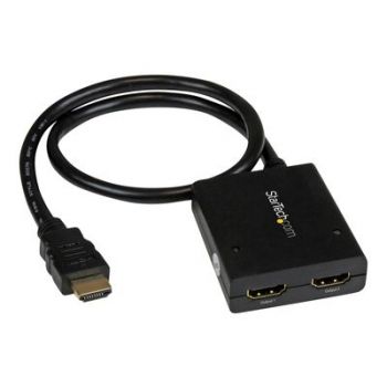 Адаптер HDMI Cable Splitter - 2 Port - 4K 30Hz - Powered - HDMI Audio / Video Splitter - 1 in 2 Out - HDMI 1.4 - video/audio splitter - 2 ports