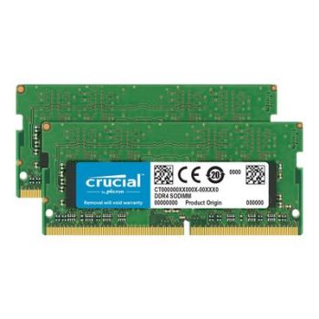 Памет за лаптоп Crucial - DDR4 - kit - 32 GB: 2 x 16 GB - SO-DIMM 260-pin - unbuffered