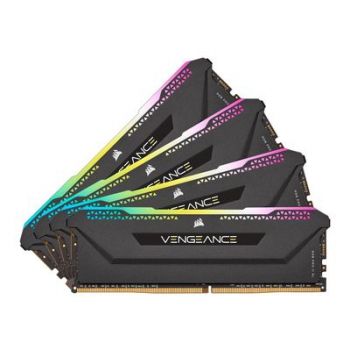 Памет за настолен компютър CORSAIR Vengeance RGB PRO SL - DDR4 - kit - 32 GB: 4 x 8 GB - DIMM 288-pin - 3200 MHz / PC4-25600 - unbuffered